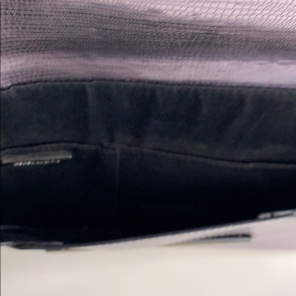 BCBGMaxazria Metallic Amethyst envelope clutch bag purple - Picture 11 of 12